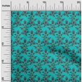 thumbnail image 1 of oneOone Viscose Chiffon Fabric Leaves & Floral Block Printed Craft Fabric BTY 42 Inch Wide, 1 of 4