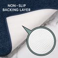 thumbnail image 4 of Better Homes & Gardens Ultra Soft Polyester Bath Rug, 20X34, Blue Admiral, 4 of 5