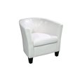thumbnail image 2 of Primo International Chloe Faux Leather Upholstered Tub Chair, 2 of 4