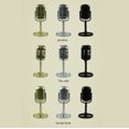 thumbnail image 4 of Microphone Rétro Analogique Accessoire Microphone Style Vocal Classique Accessoires de Photographie de Scène, 4 of 8