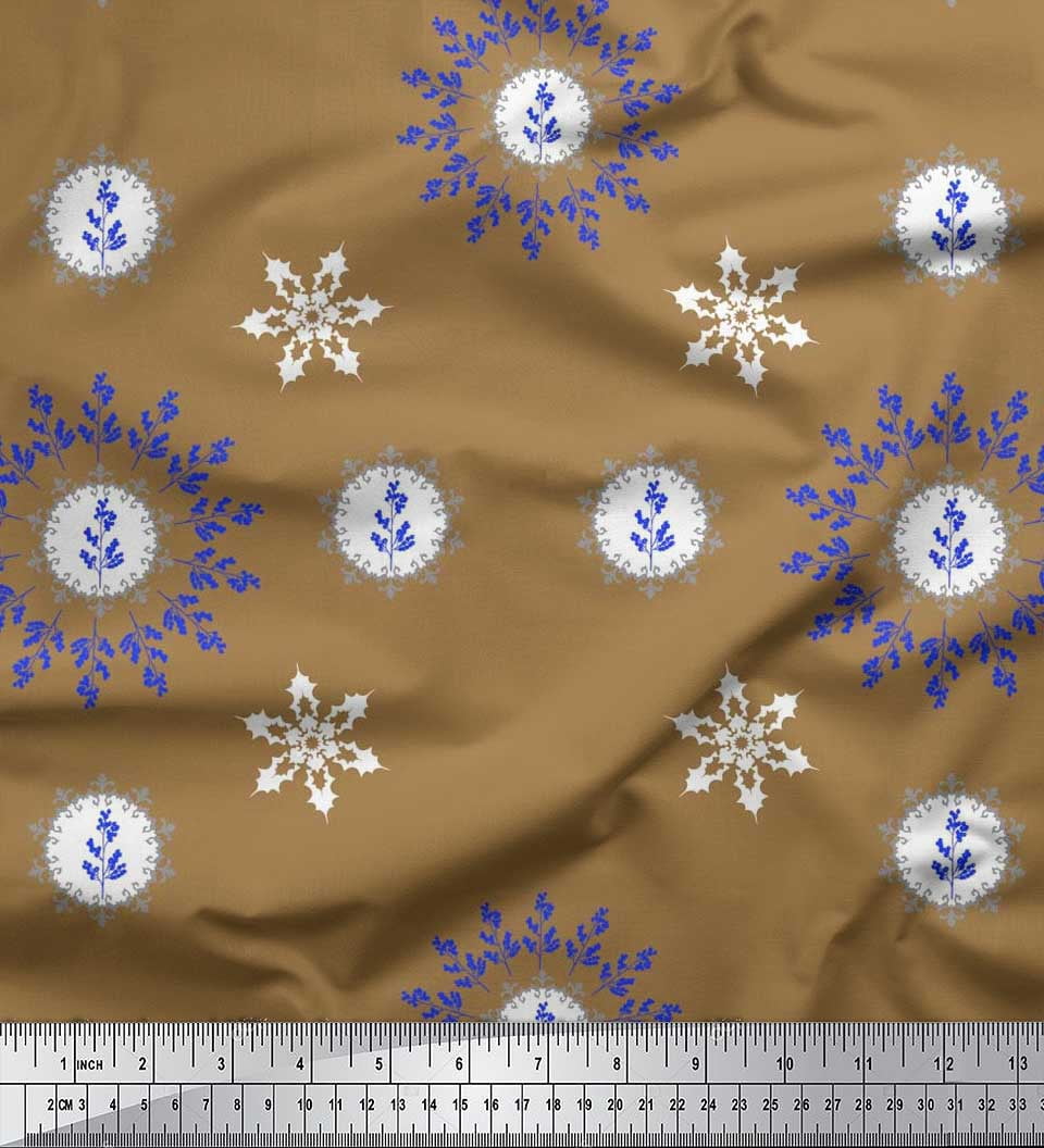 Soimoi Rayon Fabric Berries & Damask Decorative Fabric Prints by Yard 56 Inch Wide
