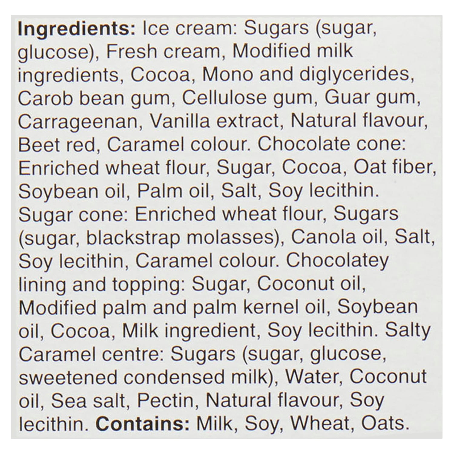 Chapman's Super Cone Twister - Crème glacée à la vanille et au chocolat avec un centre au caramel salé dans une carton CHAP SALTY CAR TWISTER