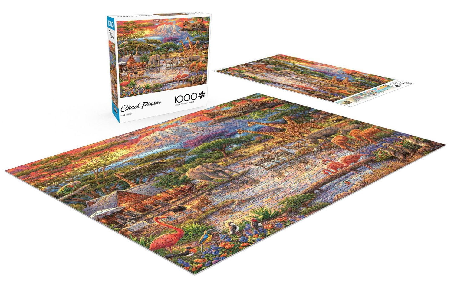 Buffalo Games - Le puzzle Chuck Pinson - Wild Africa - en 1000 pièces