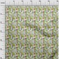 thumbnail image 3 of oneOone Rayon Light Green Fabric Abstract Floral Craft Projects Decor Fabric Printed By The Yard 56 Inch Wide, 3 of 5