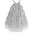 thumbnail image 2 of Robe Fille Fleur Robe Dos Nu Perle Fête Mariage Anniversaire 10 Ans, 2 of 5