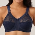 thumbnail image 3 of Workout Bras for Women Seamless Bra Feature V-Neck Soft Bra Style W-846 Blue 85d, 3 of 8