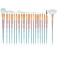 thumbnail image 1 of UPGRATOR Detail Eyeshadow Brushes 20Pack With Shaped Handle For Professional Makeup Techniques, 1 of 6