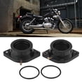 thumbnail image 3 of Intake Manifold Boot, Durable 2pcs/set 9.2x5.4x3cm Carburetor Boot Joint Plastic+Metal  For Motorcycle, 3 of 8