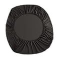 thumbnail image 2 of Black Double Bed Fitted Sheet Piece Non-Slip Fixed Bed Cover All-Inclusive Mattress Protection Bed Cover Soft Fiber Suitable For Sleeping Naked, 2 of 7