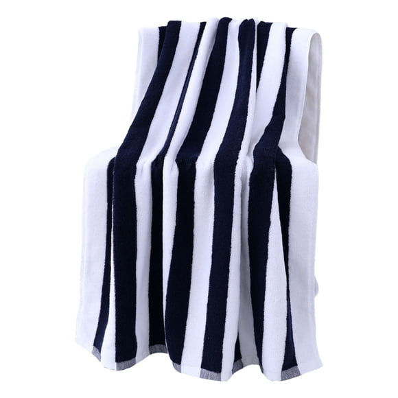 Velvet Beach Towel with Large Absorbent Yarn Dyed Bath Towel for Adults Soft Quick Drying