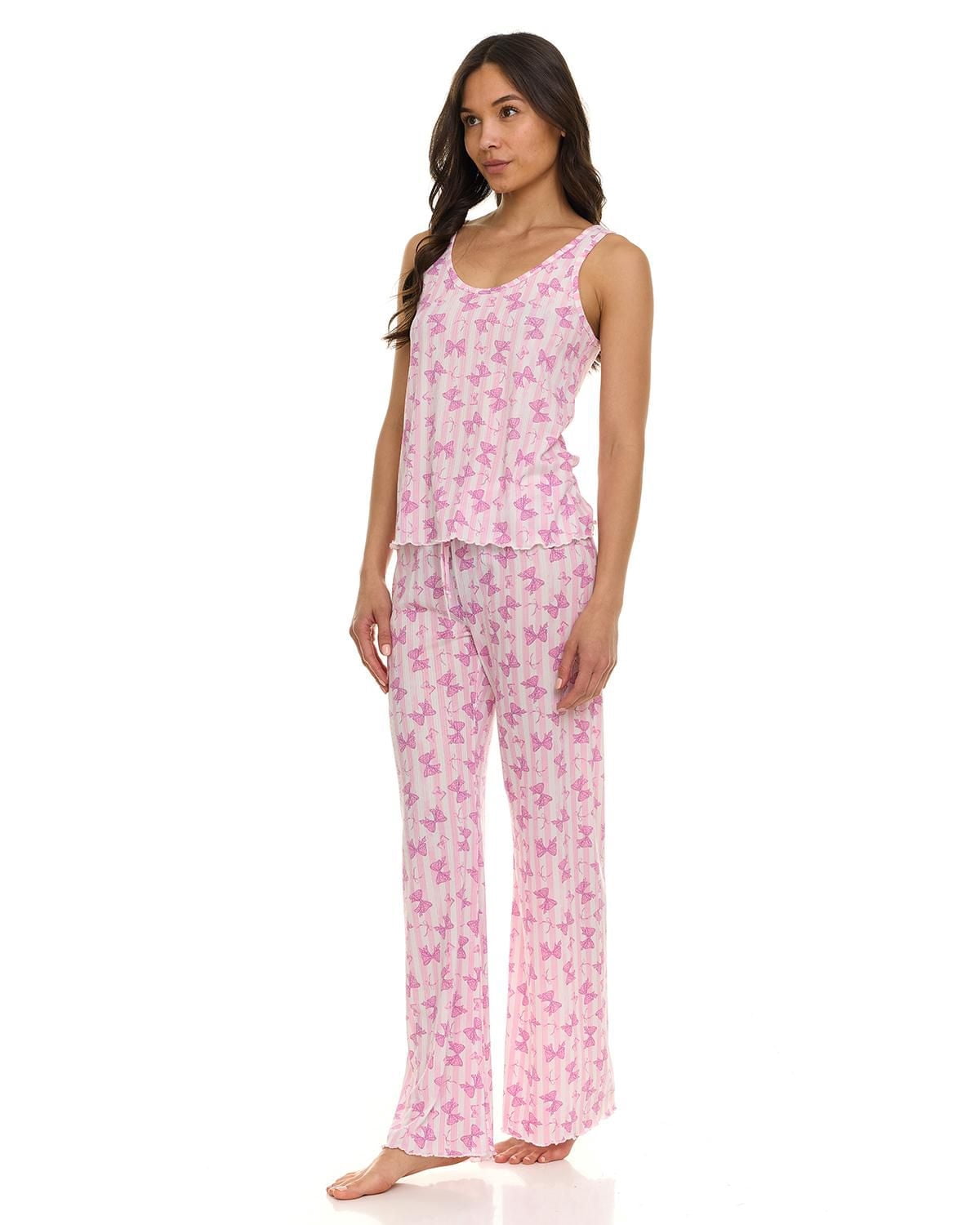 Cozy Couture Ladies Pajama 2-Piece Tank & Pant Set, Sizes S-XL – Online Exclusive