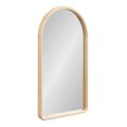 thumbnail image 1 of Kate and Laurel Talma Boho Tall Arched Wall Mirror, 20 x 36, Natural, Modern Arch Mirror with Solid Poplar Wood Frame and Rounded Frame Profile, 1 of 8