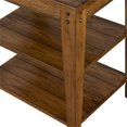 thumbnail image 4 of Lake House Medium Brown Tiered Table, 4 of 5