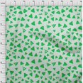 thumbnail image 4 of oneOone Velvet Light Green Fabric Geometric Sewing Craft Projects Fabric Prints By Yard 58 Inch Wide, 4 of 4