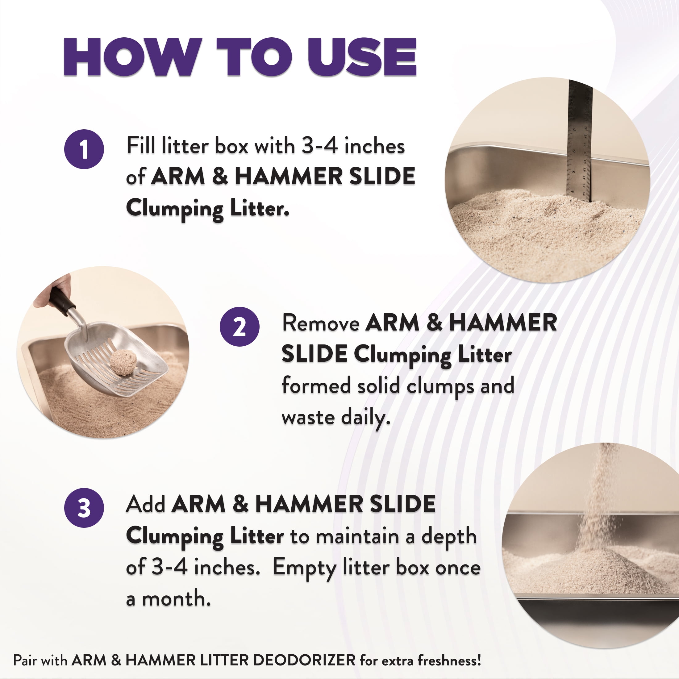 Arm & Hammer Slide Multi-Cat Clumping Cat Litter, 12.7 kg