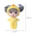 thumbnail image 3 of Yellow Mini Soft Baby Doll With Clothes Set 3.5 Inch Realistic Look Doll Toy For Kids 3.9X2 Inches Washable Pvc Material Cute Small Doll, 3 of 6