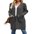 thumbnail image 2 of MesaSe Womens Long Sleeve Cable Knit Cardigan Sweaters Open Front Fall Outwear Coat, 2 of 8