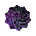 thumbnail image 2 of Stress And Release Puzzle Toy Sensory Expansion Star 3D Printed Decagonal Radish Tower With Handle, 2 of 9