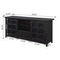thumbnail image 4 of Pemberley Row Wood Espresso TV Stand Rectangular 59.25" Unassembled, 4 of 4