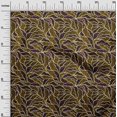 thumbnail image 3 of oneOone Velvet Dark Mustard Fabric Abstracts Craft Projects Decor Fabric Printed By The Yard 58 Inch Wide, 3 of 4