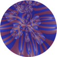 thumbnail image 1 of Ahgly Company Tapis d'Intérieur Lavable en Machine Carré Transitionnel Violet Vif, 3 Pieds Carré, 1 of 7