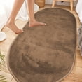 thumbnail image 4 of Clearance & Promo,Soft Bedroom Rugs, Shaggy Rugs for Bedroom, Oval Rugs, Bath Carpet, Living Room Runner Rug, Soft Comfortable, Water Absorption, Non-Slip, Thick Washable, $BS$3, 4 of 9