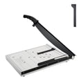 thumbnail image 1 of VEVOR Paper Cutter, Guillotine Trimmer, 18" Cut Length, 20 Sheets Capacity, Heavy Duty Guillotine Paper Cutter with Guard Rail/Blade Lock for Cardstock/Cardboard, Paper Trimmer for Home Office School, 1 of 9