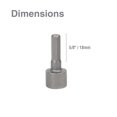 thumbnail image 2 of WorkPro Nut Driver Set -10 Piece,Cr-V,Metric & SAE Sizes, 2 of 5