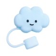 thumbnail image 1 of Couvre-pointes de Paille Couvre-Pailles Capuchon pour Pailles Réutilisables Protecteurs de Nuages 1x, 1 of 9
