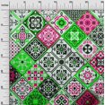 thumbnail image 3 of oneOone Velvet Dark Green Fabric Abstract Traditional Fabric For Sewing Printed Craft Fabric By The Yard 58 Inch Wide, 3 of 4
