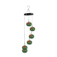 thumbnail image 1 of Fesfesfes Clearance Wind Chime Feeder,Copper Hummingbird Feeder with 6 Musical Tubeses, Solar-Powered Garden Sound Decor multicolour, 1 of 5