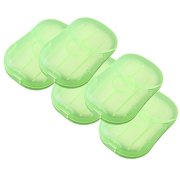 WHEANG Cleaning Supplies 100 Pieces of Disposable Portable Hand-Washing Soap Paper with Soap Paper One Size Green