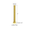 thumbnail image 2 of Unique Bargains Brass Hex Bolts, 5/16-18x3' 2 Pack Fully Thread Grade 4.8 Machine Screws, 2 of 4
