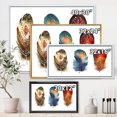 thumbnail image 4 of Designart Colourful Boho Feather Set IX FLOAT FRAME WALL ART, 4 of 4