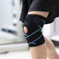 thumbnail image 1 of Cagogo Genouillères de Compression à Moins de 5 $, Genouillères de Compression, Attelle de Soutien de Genou de Sport, Protection de Genou pour Cyclisme et Course, Protège-Genou à Sangle Élastique, Matériau Néoprène Respirant, Conception Antidérapante, 1 of 2