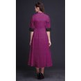thumbnail image 3 of Bimba Robe Chemise Décontractée Géométrique pour Femmes Imprimée Mi-Mollet Robe de Soirée-TTG, 3 of 5