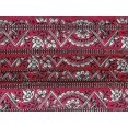 thumbnail image 5 of oneOone Velours Rouge Tissu à Blocs Matière de Robe Tissu Imprimé Tissu au Mètre 58 Pouces de Large-44, 5 of 5
