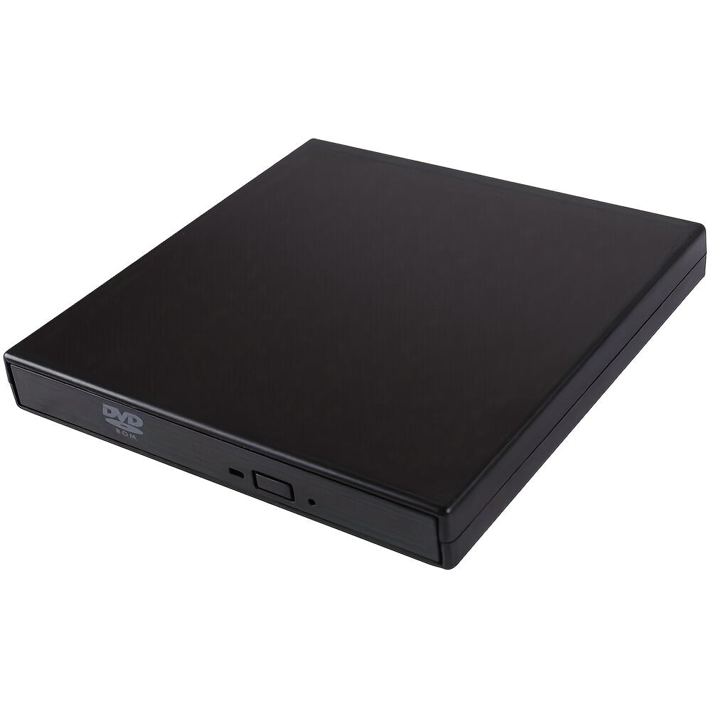 CHOK Portable USB 2.0 External CD DVD Drive - Slim CD-RW Drive with DVD-RW Burner  Writer  and Player for Laptop  Notebook  PC  and Desktop Computer - Plug and Play  High-Speed Data Trans