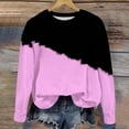 thumbnail image 5 of Besolor Chandail en Molleton Surdimensionné pour Filles Automne Décontracté Col Rond Manches Longues Hauts Mode Tenues à Blocs de Couleur, 5 of 5