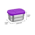 thumbnail image 5 of Table en Acier Inoxydable 304 Bento Croustillant pour Légumes 230Ml, 5 of 5