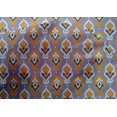 thumbnail image 4 of oneOone Cotton Silk Fabric Damask Ikat Print Sewing Fabric BTY 42 Inch Wide, 4 of 4