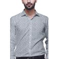 thumbnail image 4 of BESTMAN Cotton Shirts For Men Long Sleeve Printed Formal Shirt, 4 of 5