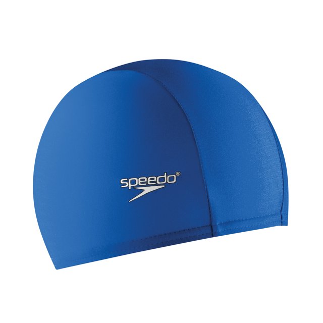 Speedo Bonnet de Bain Confort Unisexe Adulte Tissu - Bleu, Taille Unique