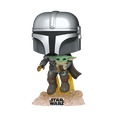 thumbnail image 2 of Funko POP! Star Wars: The Mandalorian - Mando Flying with Jet Pack Figurine en Vinyle de Collection, 2 of 4