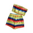 thumbnail image 1 of LUXUR Ensembles de Détente pour Femmes Vêtements de Nuit Sans Manches Pyjamas Amples Rayés Style B TTG, 1 of 2