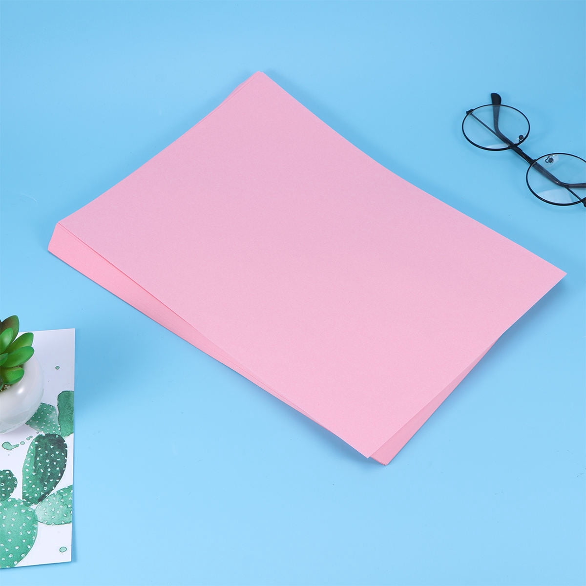 BEADCEST 100Pcs Thick Paper for Printing A4 Colored Copy Paper Foldable Craft Paper for Office