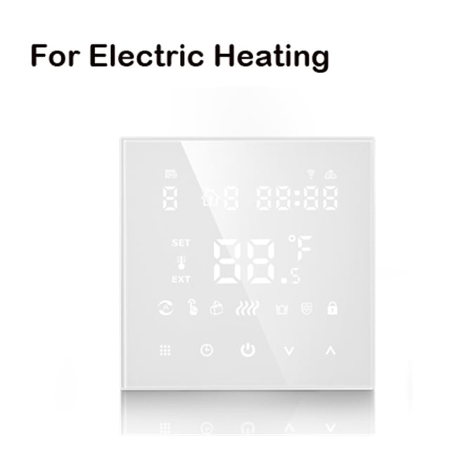 Thermostat Intelligent Wi-Fi Tuya, Contrôleur à Distance de Température pour Chaudière Électrique au Sol Eau/gaz, Facile à Installer