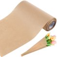 thumbnail image 1 of 1 Roll Wrapping Paper Kraft Paper Flower Wrapping Paper Bouquet Wrap Paper Packing Paper Roll Brown Paper, 1 of 8
