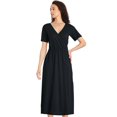 thumbnail image 1 of Robe cache-cœur mi-longueur George pour femmes, 1 of 6