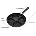 thumbnail image 2 of Non-Stick Fry Pan for Breakfast Eggs Pancakes Aluminum Hamburger Pan Easy Release Durable Nonstick Cookware, 2 of 7